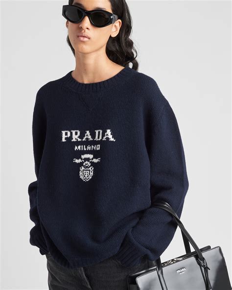 prada pullover cashmere|Prada knit shirts.